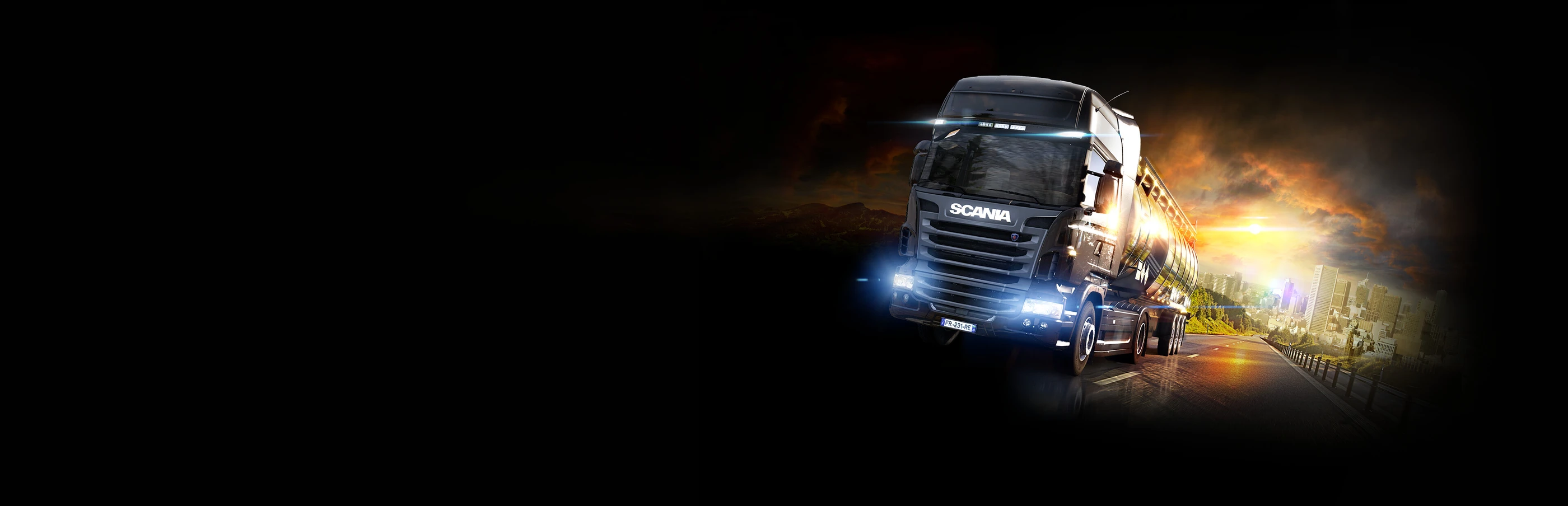 Euro Truck Simulator 2 background
